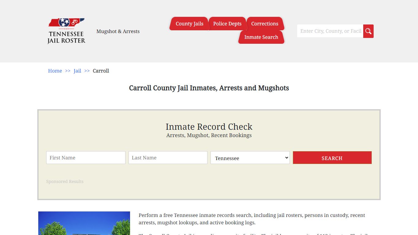 Carroll County Jail Inmates, Arrests and Mugshots - Jail Roster Search